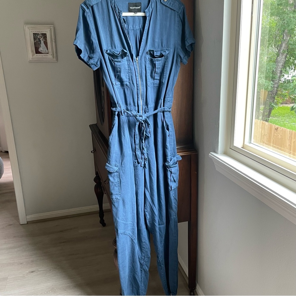 Velvet Heart Blue Jumpsuit for Women